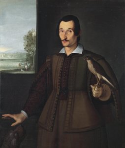 Portrait of a Falconer by Unbekannt Unbekannt